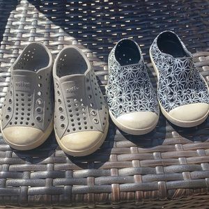 Bundle of 2 Pairs of Native Shoes Size 6